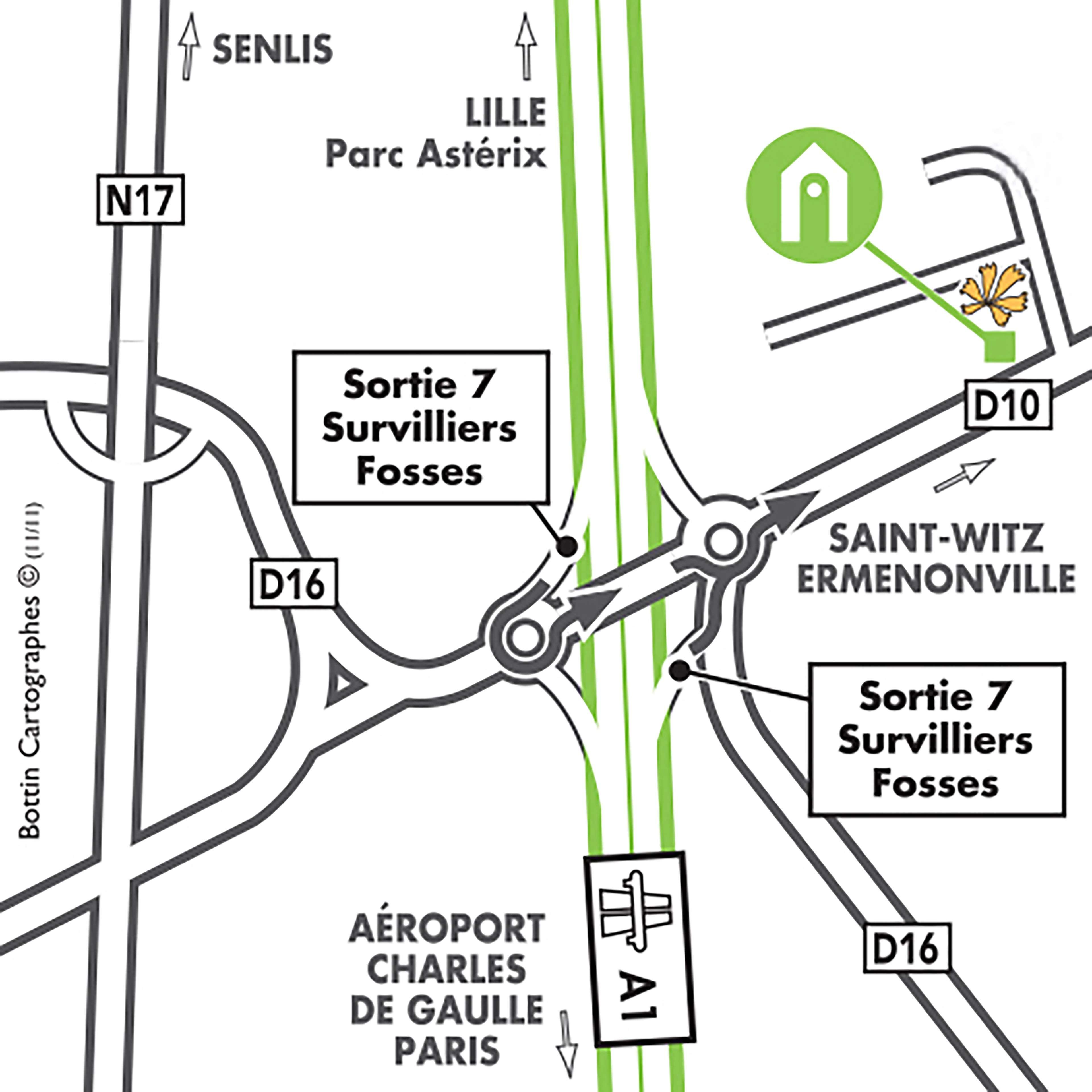 B&B Hotel Roissy - Saint Witz Ex-Campanile Roissy - Saint Witz Exterior foto